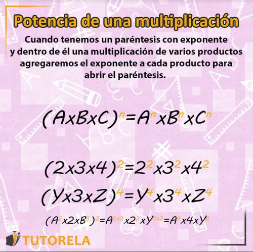 calcula la potencia de una multiplicacion con estos conoces trucos