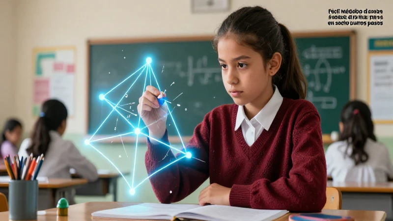 Estudiante resuelve matemáticas con estilo mexicano
