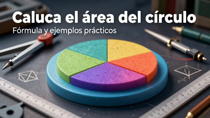 Calcula el área del círculo: Fórmula y ejemplos prácticos 4 Cálculo de área del círculo: métodos y ejemplos