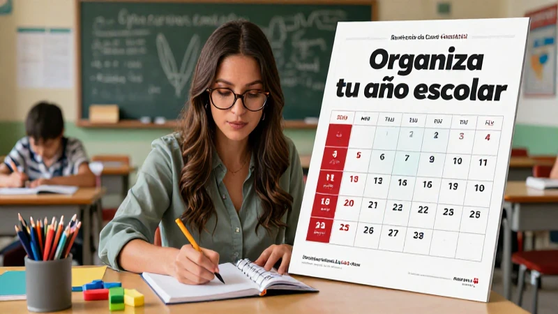 Organiza tu año escolar con el calendario SEP