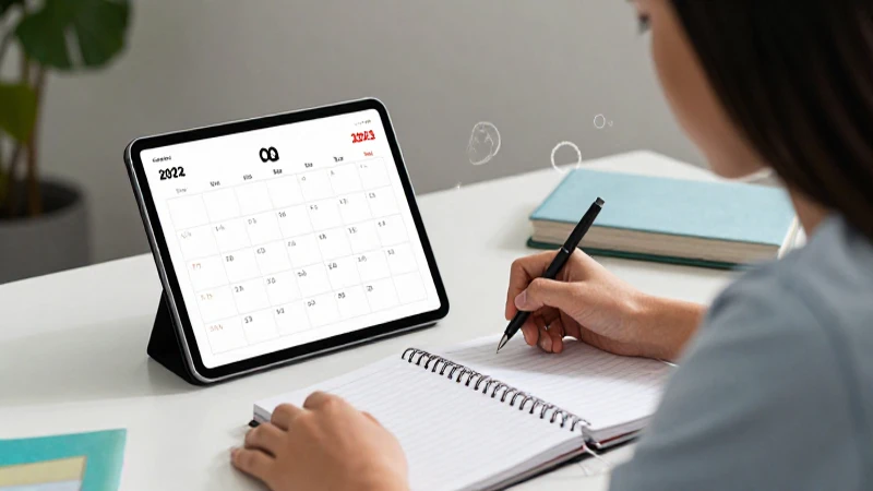 Descarga tu calendario 2022 y 2023 y planifica con anticipación 3 Planifica con tu calendario de manera eficiente