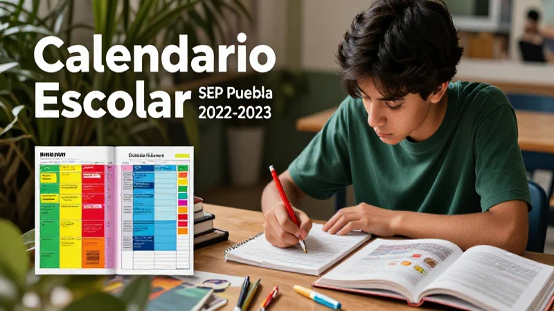 Planifica tu año con el Calendario Escolar SEP Puebla 2022-2023 4 Planifica tu año escolar con el calendario SEP 2022-2023