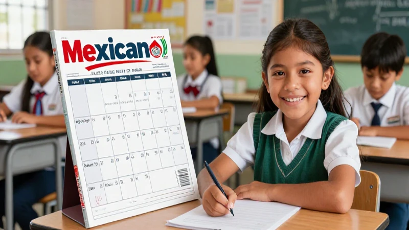Clase mexicana vibrante con estudiante exitoso
