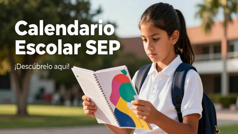 Aquí obtienes el Calendario Escolar SEP