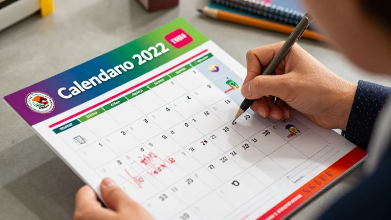 Calendario escolar: herramienta esencial para la educación