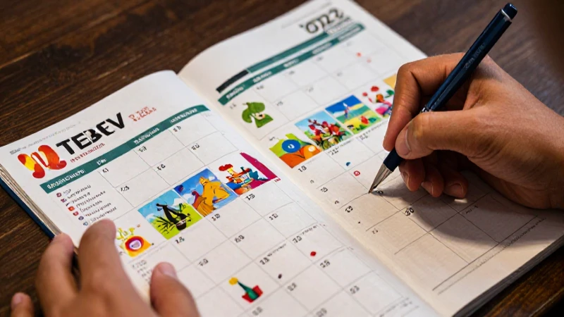 Consejos para el Calendario TEBAEV 2022
