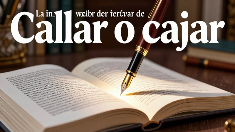 Gramática: ¿Cayar o callar?