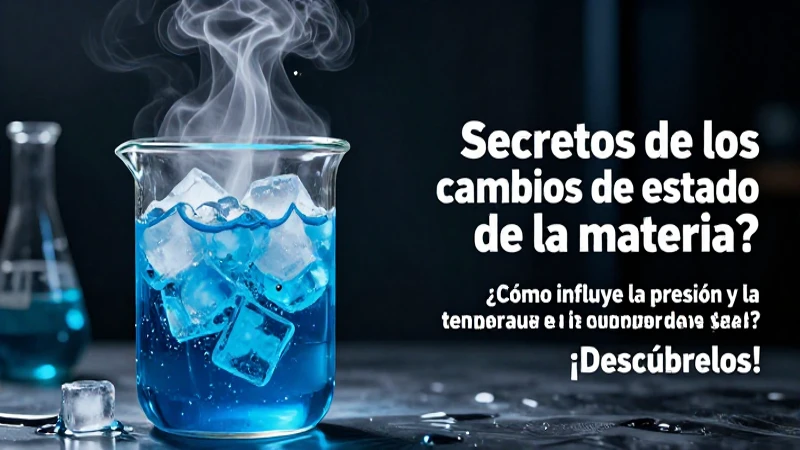 Temperatura y presión: los secretos de la materia