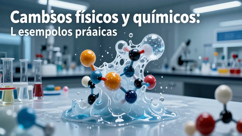 Cambios físicos y químicos en la práctica