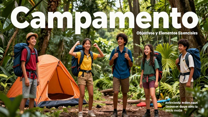 Campamento: Definición, Objetivos y Elementos Esenciales 4 Campamentos: tipos, objetivos y esencia