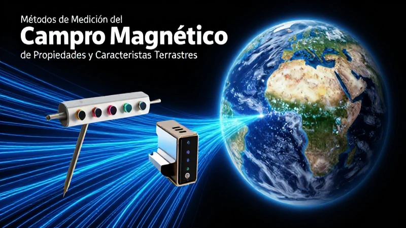 Campo Magnético: Propiedades y Características Terrestres 6 Ilustración científica del campo magnético terrestre
