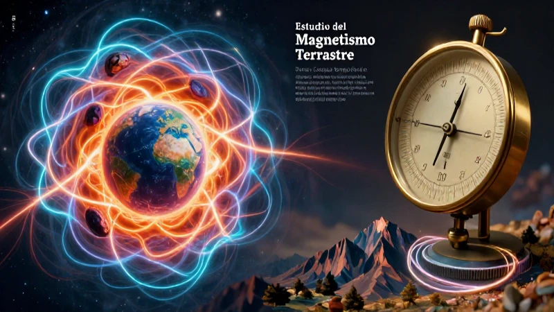 Campo Magnético: Propiedades y Características Terrestres 5 Representación científica del campo magnético terrestre