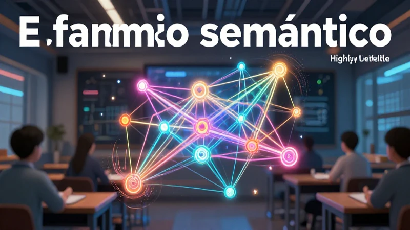 Visualización vibrante de un conocimiento conectado