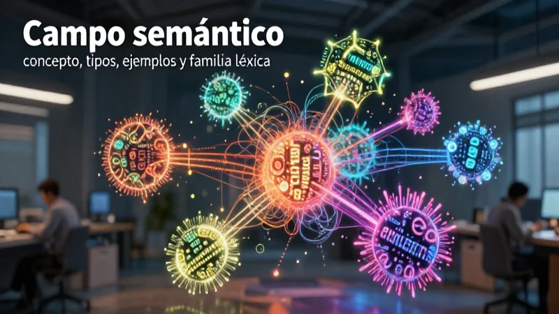 Ilustración de campos semánticos