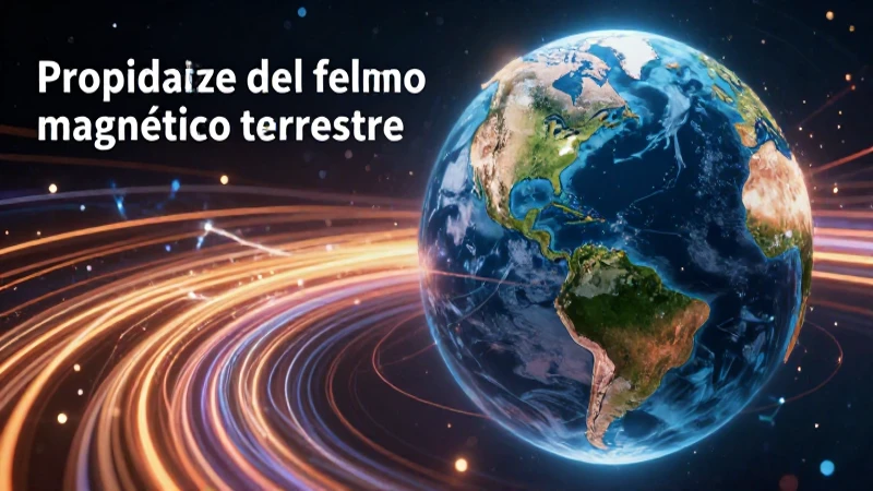 Campos magnéticos: propiedades y características terrestres 3 Ilustración dinámica del campo magnético terrestre