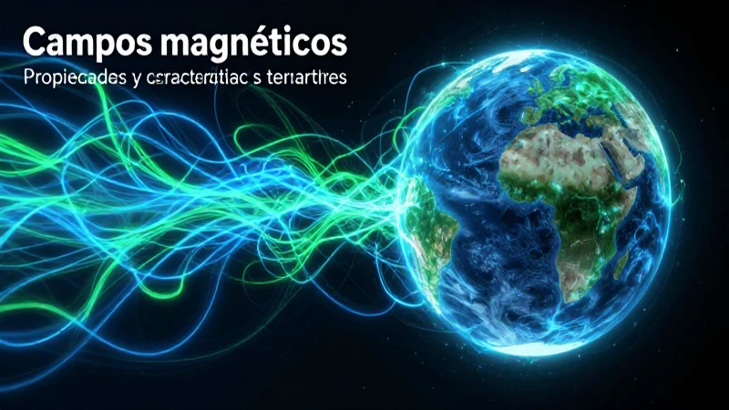 Campos magnéticos: propiedades y características terrestres 6 Visualización dinámica del campo magnético terrestre