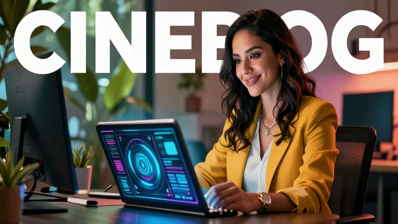 Educadora profesional en espacio digital moderno y dinámico