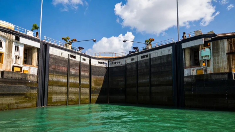 Gran canal de Panamá, contraste dramático y detalles