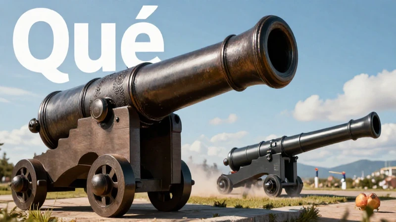 Qué son los cañones y su etimología e historia 4 Evolución histórica del cañón