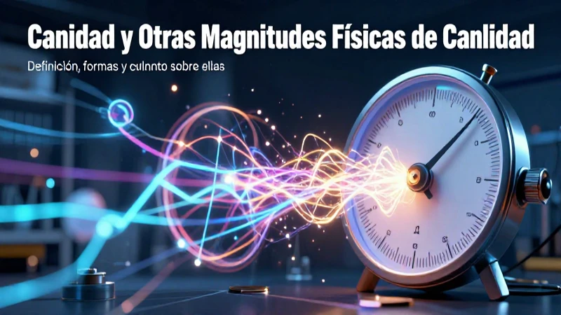 Cantidad: Definición, formas y conceptos clave sobre ellas 6 Relación de cantidad y magnitudes físicas