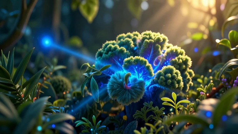 Capa de Ozono: Importancia, Características y Protección 5 Iluminación dramática de rayos UV sobre vegetación