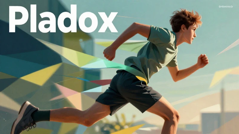 Atleta dinámico con estilo artístico de revista