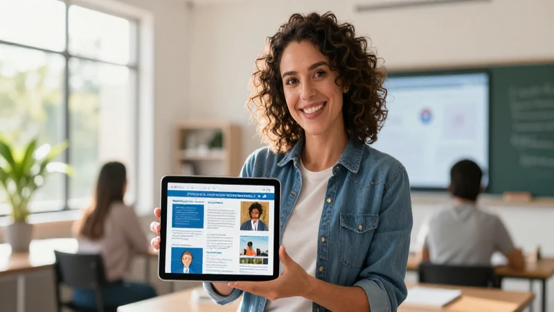 Aprendoencasayenclase: Capacitación Docente y Becas 8 Maestra inspirada usando tablet educativa