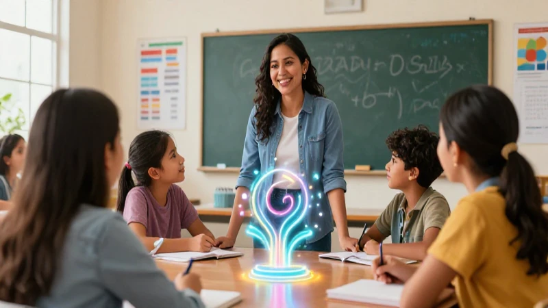 Aprendoencasayenclase: Capacitación Docente y Becas 7 Educadora mexicana inspirando aprendizaje vibrante y crecimiento