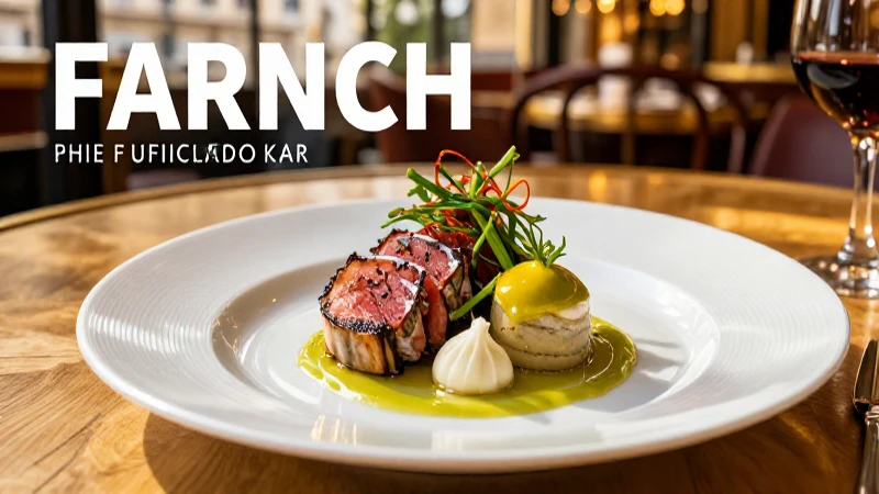 Fotografía ultra-realista de alta gastronomía francesa