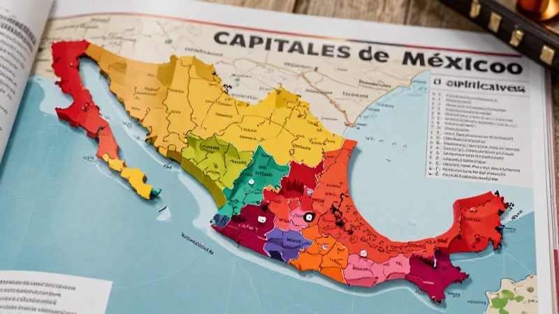 Capitales de México: Lista y Mapa de Estados Actualizado 5 Estado de México: mapa e información clave