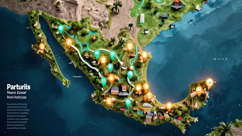 Capitales de México: Lista y Mapa de Estados Actualizado 4 Mapa de México, ilustración educativa vibrante y moderna