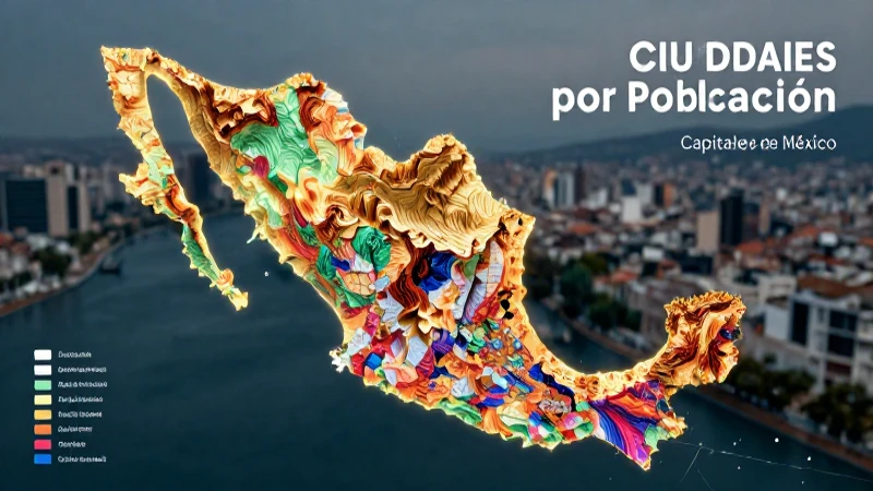 Capitales de México: Lista y Mapa de Estados Actualizado 8 Ciudades mexicanas principales por población