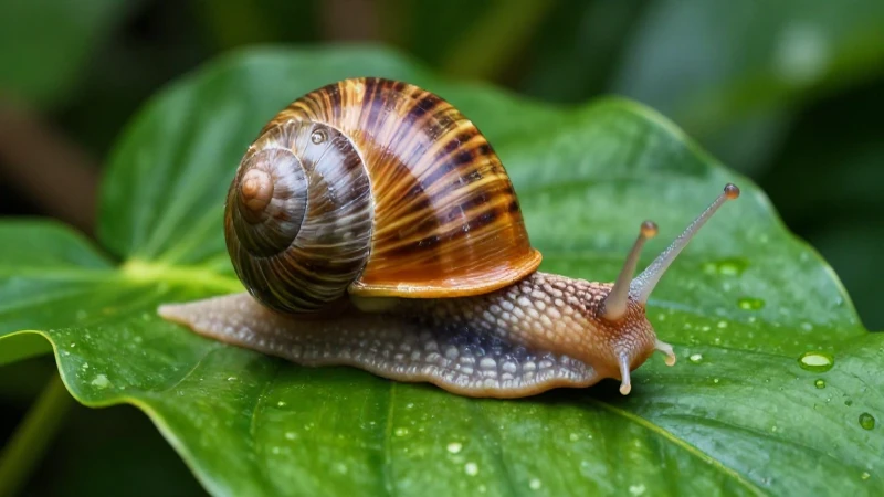Caracoles: clave ecológica con arte detallado