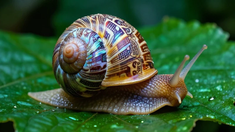 Caracol: Símbolo cultural y arte detallado