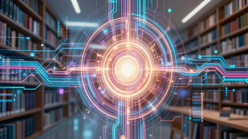 Núcleo de datos intelectual con biblioteca moderna