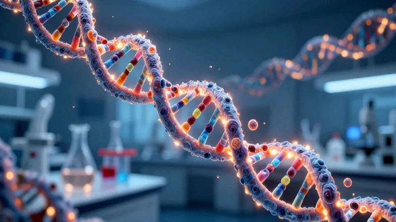 Cuáles son la historia, ramas y principios de la biología 6 ADN lumínico y vibrante en laboratorio profesional