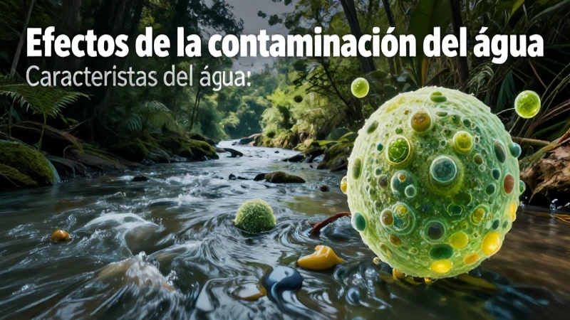 Contaminación del agua: análisis y estética visual