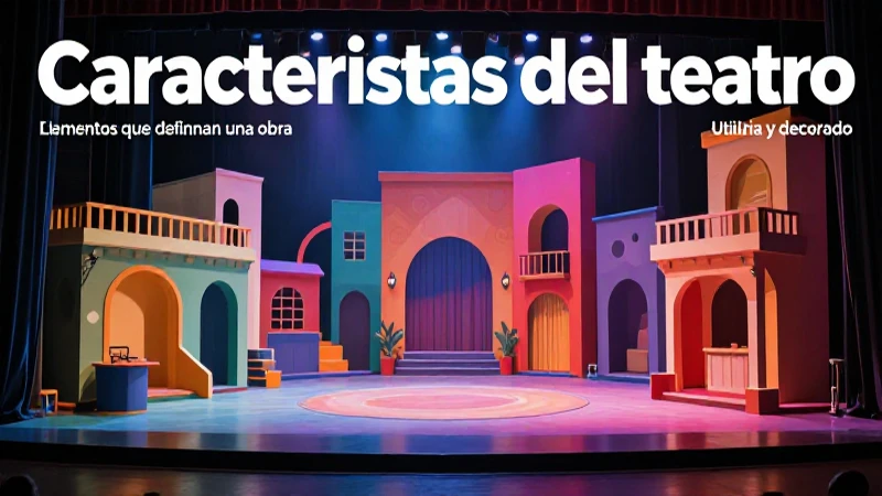 Escenografía detallada para estudios teatrales