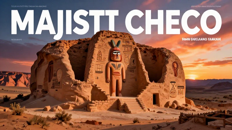 Explora la Conoce historia de Oasisamérica: características culturales reveladoras 5 Ruinas majestuosas del Cañón del Chaco al atardecer