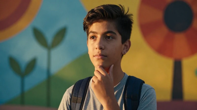 Características de la Adolescencia: Etapas y Cambios Clave 5 Retrato inspirador de crecimiento con estética educativa mexicana moderna