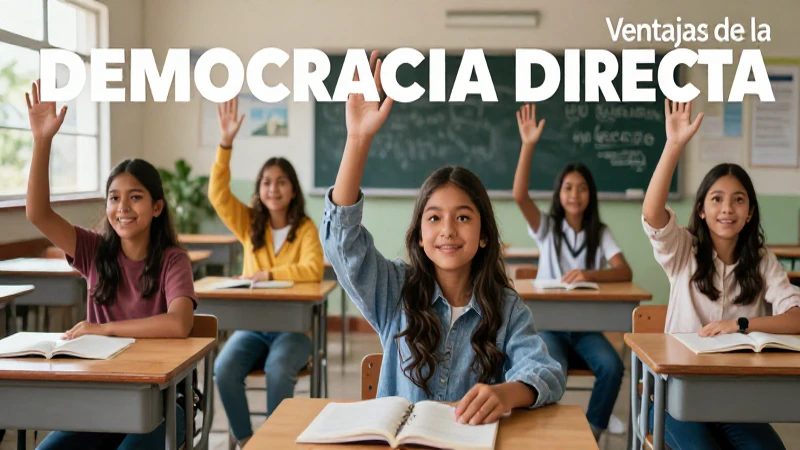 Estudiantes mexicanos aprenden sobre democracia directa