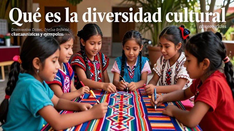 Qué es la diversidad cultural: características y ejemplos 7 La diversidad cultural es vibrante y rica