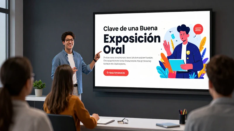 Exposición oral: la clave para comunicar