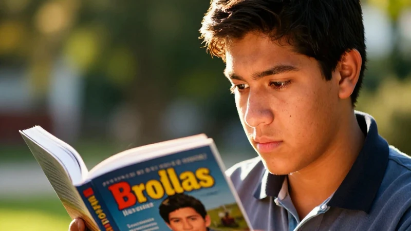 Características de la literatura: 10 rasgos esenciales 7 Joven lector mexicano bajo luz dorada