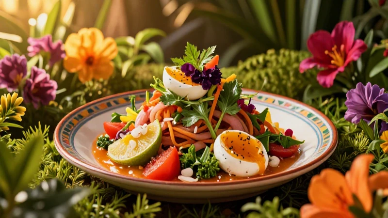 Embárcate en un viaje primaveral lleno de encanto y belleza 4 Comida mexicana vibrante en plena primavera