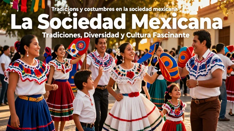 La Sociedad Mexicana: Tradiciones, Diversidad y Cultura Fascinante 4 Familia mexicana vibrante celebra su cultura con alegría