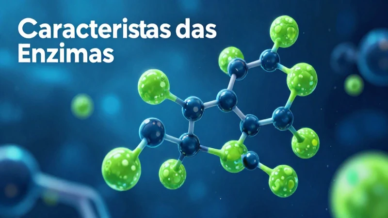 Enzimas esenciales representadas por moléculas vibrantes