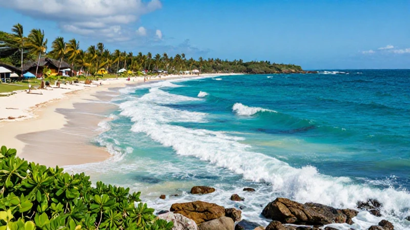 Costa pacífica mexicana vibrante y detallada
