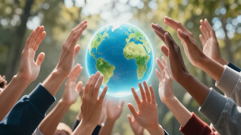 Derechos Humanos: qué son, características y aspectos clave 9 Manos alcanzan un mundo brillante de derechos humanos