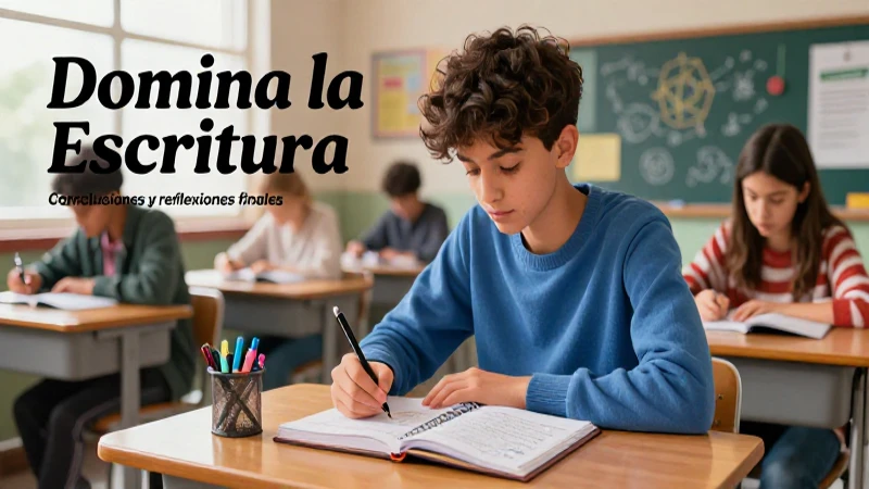 Reflexiones finales sobre el arte de escribir